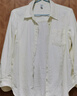 森馬（Semir）長(cháng)袖襯衫女冬中長(cháng)款寬松純棉燈芯絨純色襯衣通勤上衣101724105001 曬單實(shí)拍圖