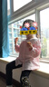 戴維貝拉（DAVE＆BELLA）女童長袖襯衫洋氣兒童打底衫2025秋季新款童裝小童襯衣寶寶衣服 粉白格【現(xiàn)貨】 100 cm(建議身高90-） 曬單實拍圖