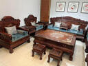 檀永林 紅木家具印尼黑酸枝 (學(xué)名:闊葉黃檀）實(shí)木沙發(fā) 中式大戶(hù)型沙發(fā) 別墅客廳家具 123-7件套定I金-付清尾款發(fā)貨 曬單實(shí)拍圖