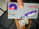 噶爾法（GALFER）ITT 后剎車(chē)片陶瓷適用原裝原廠(chǎng) GC501252 后輪4片 福特 翼虎 12款后 曬單實(shí)拍圖