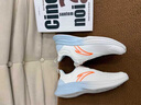 安踏（ANTA）運動(dòng)鞋子男款2026夏季新款氫跑網(wǎng)面輕減震慢跑步鞋男士訓練休閑鞋 象牙白/鮮亮橙/幻景藍 42 曬單實(shí)拍圖