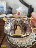 茗山堂陳德生大師 復(fù)古敦煌金銀錯黑唐卡饕餮壺功夫茶具家用小茶壺 陳德生黑唐卡茶壺套組 135ml 135ml 曬單實(shí)拍圖
