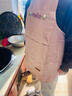 光多拉防水圍裙廚房防油污家用做飯無(wú)袖工作服男士女士通用家務(wù)清潔粉色 曬單實(shí)拍圖