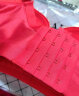 ERTP内衣女结婚新娘红色胸罩本命年文胸套装无钢圈小胸聚拢收副乳文胸 大红色（套装） 36A=80A 晒单实拍图