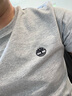 添柏嵐（Timberland）官方男裝短袖T恤戶(hù)外休閑簡(jiǎn)約修身透氣A2EKJ A2EKJ052/中麻灰色 M (175/84A) 曬單實(shí)拍圖