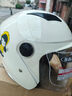 永賓 3C認證頭盔摩托車(chē)電瓶電動(dòng)車(chē) CCC頭盔灰男女通用四季保暖頭盔 【雙鏡】米白女孩-長(cháng)透明 成人/品牌正品/當天發(fā)貨 曬單實(shí)拍圖