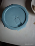 希樂(lè )扣Cilock玻璃湯碗家用帶蓋湯杯便攜密封學(xué)生上班族飯盒微波爐藍湯碗720ml 曬單實(shí)拍圖