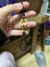 Giely黃金平安扣汽車鑰匙扣掛件男女生士可定制字母吊墜掛飾情人節(jié)禮物 字母平安扣鑰匙扣-金約1.6g 曬單實拍圖
