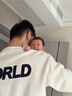 babylove嬰兒半背衣春秋季純棉上衣初生寶寶和尚服新生兒衣服秋裝 動(dòng)物指揮官 59 cm 曬單實(shí)拍圖