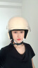 新國標3C認證電動(dòng)車(chē)頭盔女秋冬季保暖四季通用男電瓶摩托車(chē)安全帽 奶杏色3C飛行員【高清防霧】+萌趣貓耳朵 曬單實(shí)拍圖