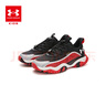 安德瑪（Under Armour）男女童便捷抽繩鞋帶防水鞋面防撞防滑戶外鞋2431503 黑/紅 38碼  曬單實拍圖
