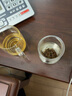 多樣屋耐熱玻璃杯茶隔茶水分離杯帶把杯辦公室家用學生玻璃水杯過濾泡茶 睿派 410ml 曬單實拍圖
