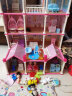 古欧（GUOU）女孩玩具儿童过家家娃娃屋城堡4层仿真别墅生日礼物大礼盒 实拍图
