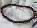 古木匠印度小葉紫檀手串女原創(chuàng  )設計4mm單圈高油密老料木質(zhì)文玩佛珠手鏈 紫檀素圈款（手腕15-16cm） 曬單實(shí)拍圖
