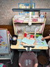 憶瞳兒童學(xué)習桌小學(xué)生書(shū)桌可升降桌椅套裝桌子家用可升降學(xué)生書(shū)桌 楹木高書(shū)架+高端工學(xué)椅+國A燈灰 曬單實(shí)拍圖