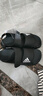 阿迪達斯（adidas）兒童涼鞋夏季男女大小童沙灘鞋 GW0344黑 4/36碼/225mm  曬單實(shí)拍圖
