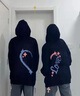 啄木鳥（TUCANO）不一樣情侶裝衛(wèi)衣男秋季新款潮牌ins超火春秋冬款加絨長袖外套女 連帽男白+女白 S 22(男+女M) 曬單實拍圖