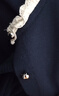 尚都比拉優(yōu)雅通勤套裝女秋季撞色花邊圓領(lǐng)彈力針織衫A字傘裙半身裙兩件套 曬單實(shí)拍圖