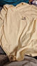 JEANSWEST LIFE真維斯長(cháng)袖t恤男潮春秋純棉白色打底衫學(xué)生寬松圓領(lǐng)純色內搭上衣 曬單實(shí)拍圖