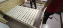 意米之恋实木床多功能北欧双人床厚板带夜灯储物床 框架款 1.8m*2m JX-12 实拍图