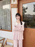 夢(mèng)米諾睡衣女春秋款長(zhǎng)袖長(zhǎng)褲家居服套裝甜美少女娃娃領(lǐng)套頭可外穿 JD60804【粉紅色】 L /身高162-167 體重105-125 曬單實(shí)拍圖