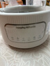 摩飛電器（Morphyrichards）全玻璃養生壺家用燒水壺多段控溫電熱水壺極速風(fēng)冷恒溫壺沖奶泡奶機MR5602 1.2L 椰奶白 曬單實(shí)拍圖