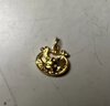周大福馬年生肖lucky幸運馬兒童鎖包黃金吊墜(工費180)約1g F236573 曬單實(shí)拍圖