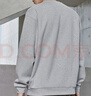 adidas情侶款休閑加絨圓領(lǐng)長(cháng)袖衛衣套頭衫男女阿迪達斯官方輕運動(dòng) 中麻灰 M 曬單實(shí)拍圖