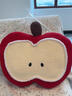 鉑吶苓抱枕沙發(fā)客廳蘋(píng)果靠枕辦公室座椅玩偶靠墊榻榻米腰墊女神節禮物 紅蘋(píng)果抱枕【55×45cm】 含枕芯 曬單實(shí)拍圖