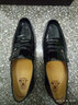 老人頭皮鞋正裝增高鞋男商務(wù)正裝男鞋增高6cm鞋子結婚鞋男 單鞋款-內增高-黑色 42 曬單實(shí)拍圖