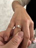 I Do【定制】Be My Love系列18K金鉆石戒指 扭臂女戒求婚生日節日禮物  14號/18K金/30分/SI/I-J改圈±2 曬單實(shí)拍圖