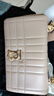 博柏利（BURBERRY）女款羊皮絎縫Lola蘿納包手提單肩斜挎包小號女包禮物女 80630081 麥米色金色TB專(zhuān)屬標識 曬單實(shí)拍圖