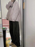 衣圖雅棉服女2024新款冬季學(xué)生羽棉襖絨服女寬松菱格棉衣小個子夾棉外套 淡紫色 均碼（可備注碼數(shù)） 曬單實拍圖