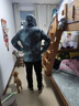 阿瑪?shù)纤沟赂呃烎~服男款夏季遮面皮膚衣垂釣透氣冰絲路亞防曬衣戶外遮陽(yáng)杉 風(fēng)暴藍(lán) XL 曬單實(shí)拍圖