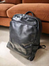 ANDSEEYOU品牌 手工真皮雙肩包男 簡(jiǎn)約軟牛皮電腦包大容量書(shū)包休閑旅行背包 黑色 16英寸 曬單實(shí)拍圖