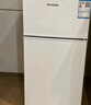 HYUNDAI（韓國現(xiàn)代） 小冰箱 冰箱小型雙開門 迷你雙門家用宿舍租房冷藏冷凍電冰箱節(jié)能省電 58L銀【店鋪銷冠+租房必備】 曬單實(shí)拍圖