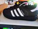 阿迪達(dá)斯 （adidas）Superstar2貝殼頭運(yùn)動(dòng)青少年板鞋金晨同款JH9977黑色38碼 曬單實(shí)拍圖