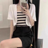 真即小坎肩感短袖防曬開衫女披肩夏季薄款配吊帶裙子罩衫冰絲外搭上衣 白色 均碼 曬單實拍圖