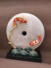 郎凱丹頓年年有魚(yú)錦鯉高端新中式擺件平安扣客廳博古架玄關(guān)裝飾品開(kāi)業(yè)禮物 年年有魚(yú)（22*22cm） 曬單實(shí)拍圖