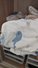舒貝怡嬰兒衣服兒童內衣套裝純棉寶寶睡衣秋款分體家居服秋衣秋褲藍100 曬單實(shí)拍圖