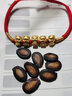 中國黃金（CHINA GOLD）龍年本命年手鏈女黃金轉(zhuǎn)運(yùn)珠足金五福龍紅繩手飾元旦新年禮物 【款式1】五福龍手鏈 足金3.8g 曬單實(shí)拍圖