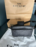 蔻馳（COACH）【品牌直供】HERITAGE男士經(jīng)典標志多功能斜挎包炭黑色CW373 曬單實(shí)拍圖