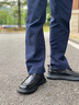 他她Tata商務(wù)休閑皮鞋男士真皮通勤秋冬TFE01DM4 黑色（單里） 43 曬單實(shí)拍圖