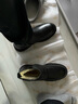 3515強人棉鞋男羊毛保暖休閑鞋頭層牛皮側拉鏈款防寒棉皮鞋 黑色 加絨 羊毛 43 曬單實(shí)拍圖