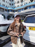 矜持范外套秋季女美拉德女式2025新款秋PU皮衣美式復古機車(chē)女士外套 咖色 高質(zhì)量 S 80-100 曬單實(shí)拍圖