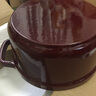 小幸福鑄鐵（KITCHEN LITTLE HAPPINESS KITCHEN）小幸福鑄鐵琺瑯煲湯經(jīng)典燉鍋搪瓷燜燒煮鍋無涂層不粘鍋電磁爐通用 高光紅【內(nèi)灰黑】 20cm 曬單實拍圖