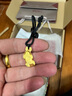 六福珠寶足金霸王貔貅黃金吊墜掛墜頸繩 計價(jià) L05TBGP0017 9.86克(含工費779元) 曬單實(shí)拍圖