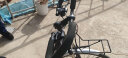 飞鸽（FLYING PIGEON）飞鸽旅行自行车700C铝合金架公路车油刹禧玛诺变速成人男女代步车 旅途-禧玛诺24速-黑色 实拍图