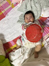 貝肽斯嬰兒衣服春秋夾棉連體衣新生兒寶寶秋裝三層空氣棉嬰兒連體衣 滑雪企鵝 73cm 曬單實(shí)拍圖