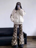 棉致學(xué)院風(fēng)撞色條紋棉服女冬季新款加厚面包服寬松棉衣外套羽棉襖絨服 706米白色【高品質(zhì)】 M 105-120斤 曬單實(shí)拍圖